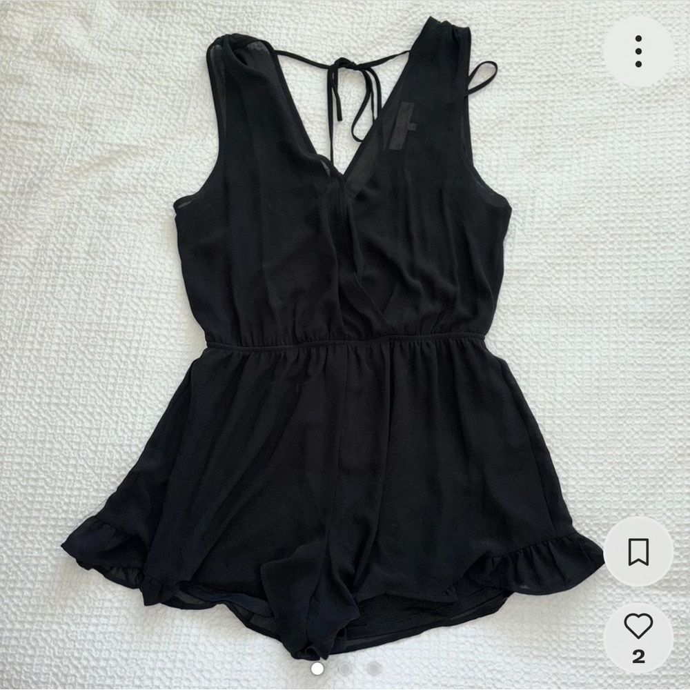 ASTR XS BLACK ROMPER - Picture 2 of 6